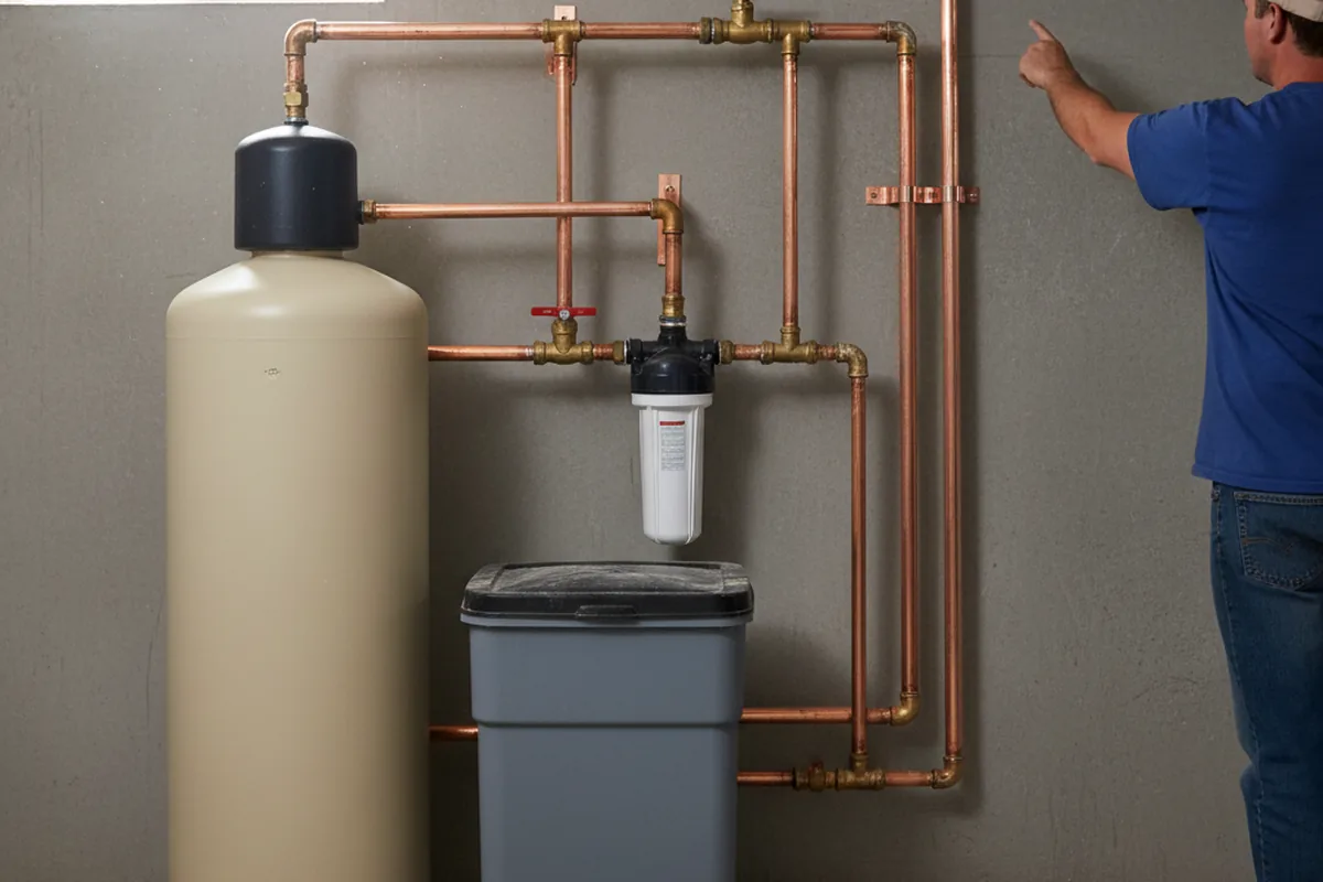 Whole-house water treatment system installed in Schofield Barracks